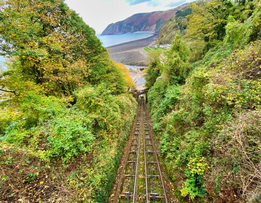 Photograph of Lynton and Lynmouth Cliff Railway in North Devon